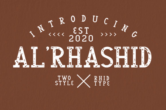 Al Rhasid: A Bold, Rough Styled Display Font for Modern Design