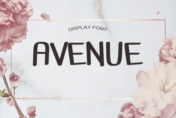 Avenue Font: A Modern Display Font for Contemporary Design