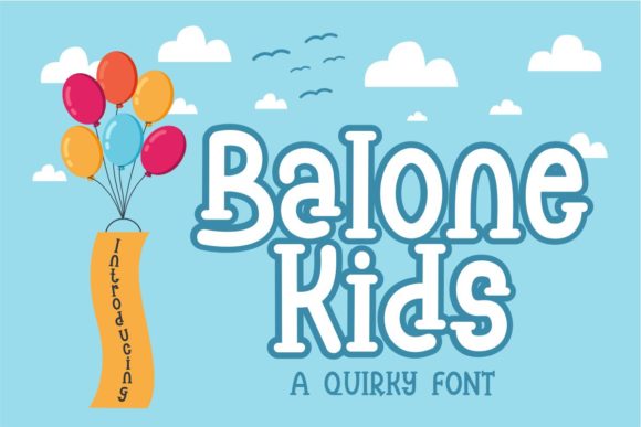 Balone Kids: A Playful Font for Creative Projects