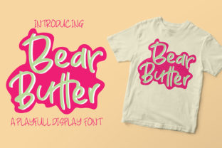 Bear Butter: A Simple and Fun Display Font for Creative and Professional Workflows