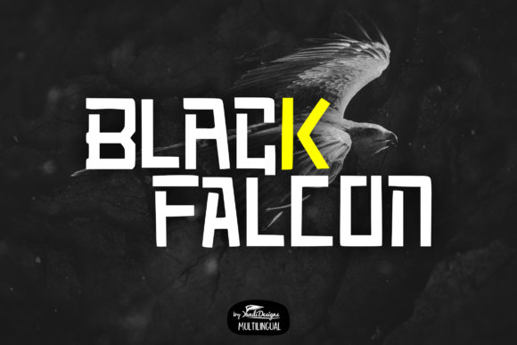 Black Falcon: A Bold Display Font for Impactful Design
