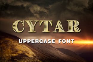 Cytar: A Versatile Uppercase Font for Personalized Design Projects