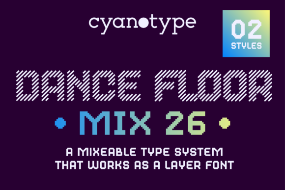 Dance Floor Mix 26: A Versatile Display Font for Eye-Catching Designs