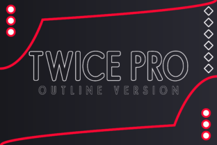 Discover the Elegance of Twice Pro Outline: A Modern Font for Designers and Developers