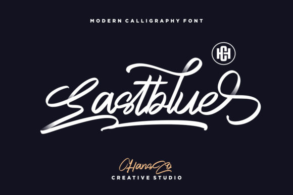 Eastblue: A Stunning Calligraphy Font for Modern Design