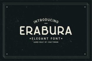 Erabura: A Simple, Timeless Display Font for Modern Design
