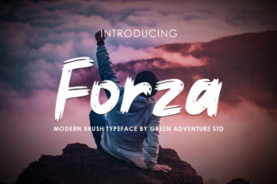 Forza: A Casual, Elegant Display Font for Creative Projects