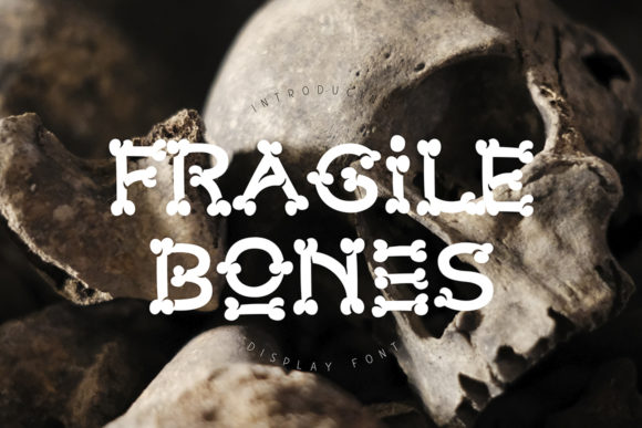 Fragile Bones: A Spooky Font for Halloween Designs and Beyond