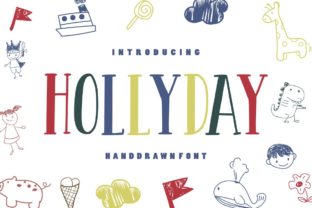 Hollyday Font: A Playful Touch for Modern Design