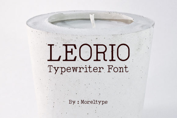 Leorio: A Minimal and Neat Serif Font for Real-World Creativity
