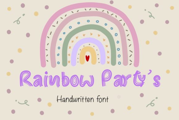 Rainbow Party Font: A Playful Touch for Creative Projects