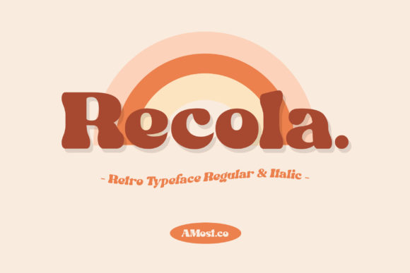 Recola: A Retro-Styled Display Font for Bold and Playful Design