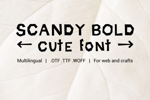 Scandy Bold: A Modern Display Font for Stylish and Readable Design