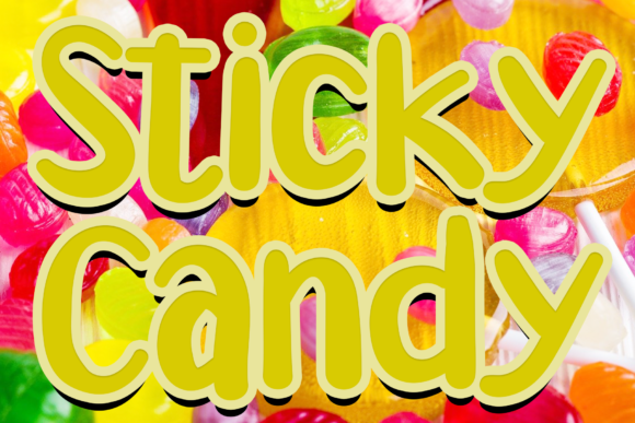 Sticky Candy: A Playful Font for Creative Expression