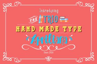 Trio Apriliana Font for Timeless Design