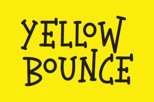 Yellowbounce: A Playful Font That Elevates Kids-Themed Designs